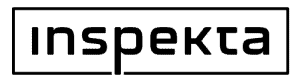 Inspekta logo in bold black font