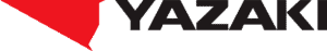 Yazaki logo with red arrow design