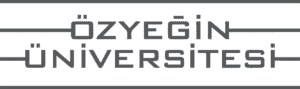 Özyeğin University logo in Turkish text.