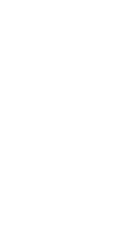 White crescent shape on green background