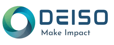 Deiso logo with slogan Make Impact
